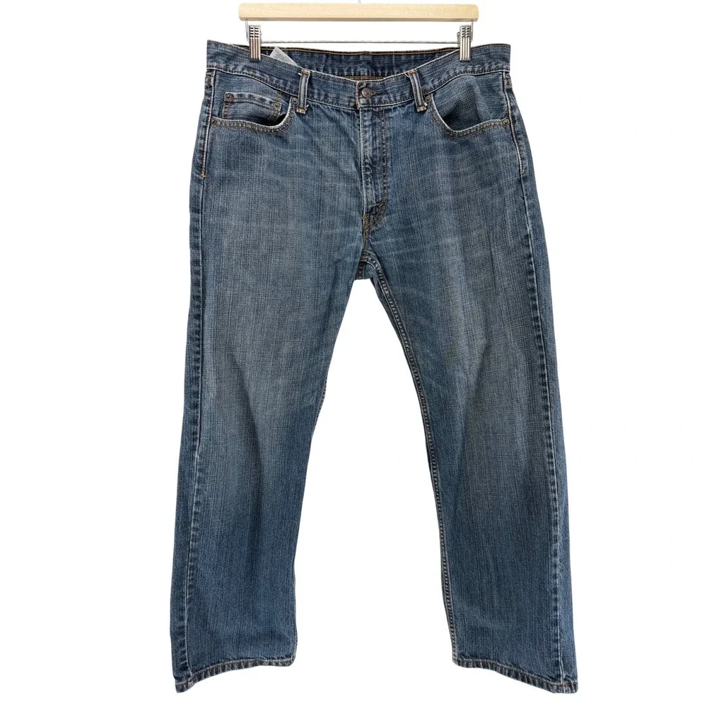 Levis 559 Relaxed Straight Leg Mens Jeans‎ 36x30 Blue Medium Wash Denim